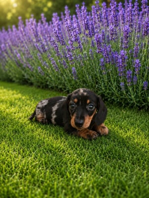 Les chiots de Teckel poil ras