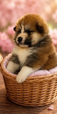 Les chiots de Akita