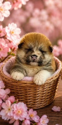 Les chiots de Akita
