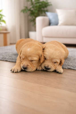 Les chiots de Golden Retriever