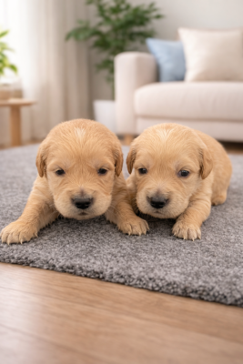 Les chiots de Golden Retriever