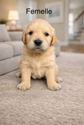 Les chiots de Golden Retriever