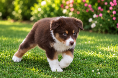 Les chiots de Berger Australien