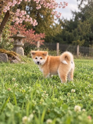Les chiots de Akita