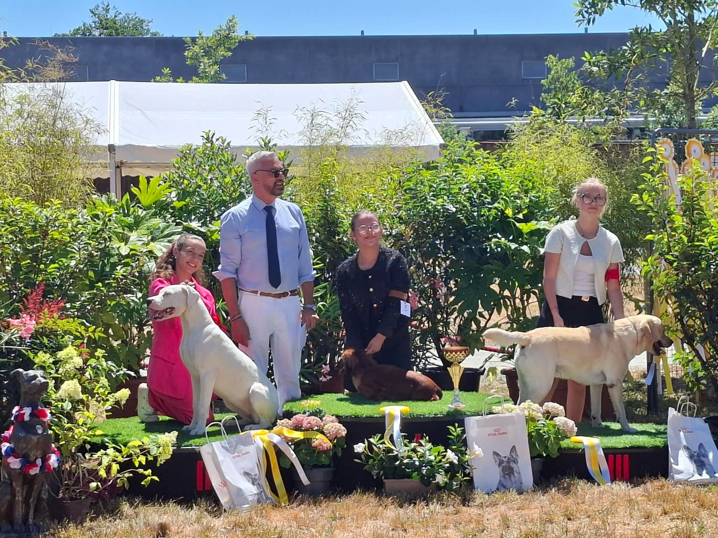 Esperencia las alcanas - 1ère Très prometteuse - Meilleure Puppy - 2ème sur le ring d'honneur en jeune présentateur