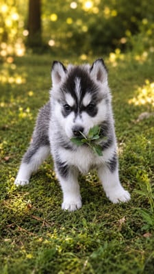 Les chiots de Siberian Husky