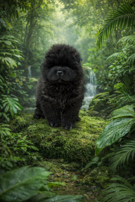 Les chiots de Chow Chow