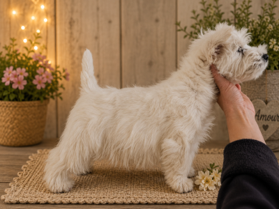 Les chiots de West Highland White Terrier