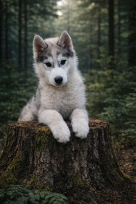 Les chiots de Siberian Husky