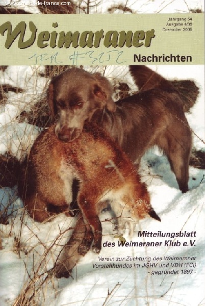 TR. CH. Arko Von der Vilsaue - 4 & 5 ème Rang PR & PL confondus & 1er Rang PL