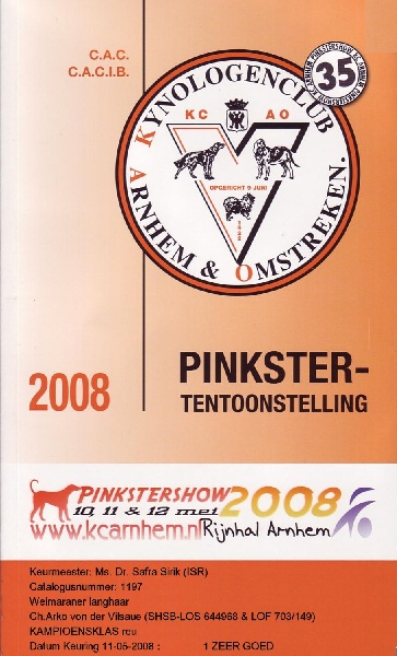 TR. CH. Arko Von der Vilsaue - Très Bon 1