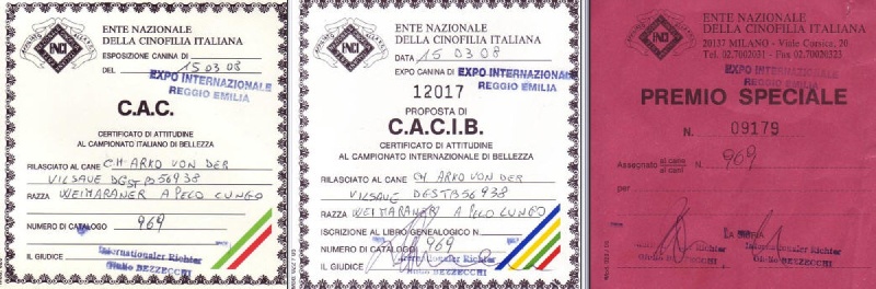 TR. CH. Arko Von der Vilsaue - Ecellent 1, CAC, CACIB, Meilleur de sa Race