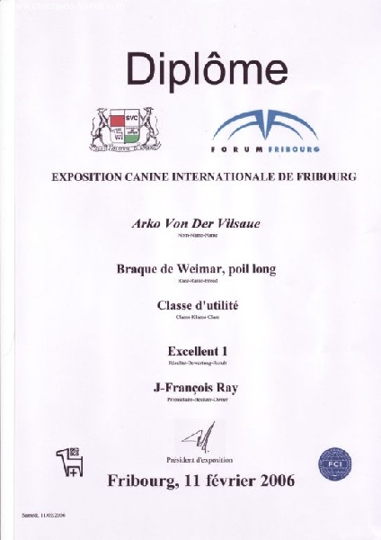 TR. CH. Arko Von der Vilsaue - Excellent 1