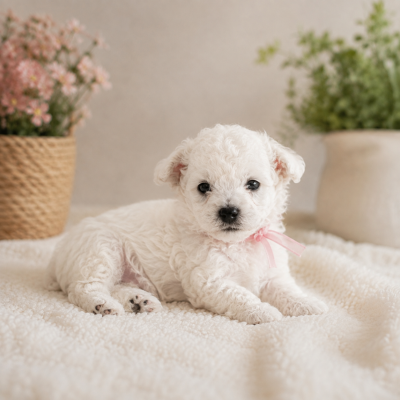 Les chiots de Bichon Frise