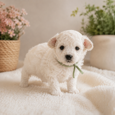 Les chiots de Bichon Frise