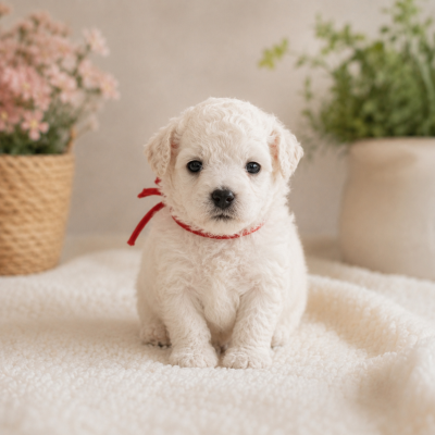 Les chiots de Bichon Frise