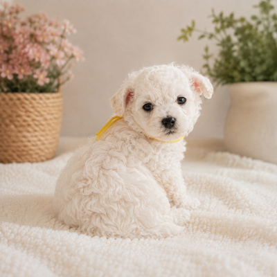 Les chiots de Bichon Frise