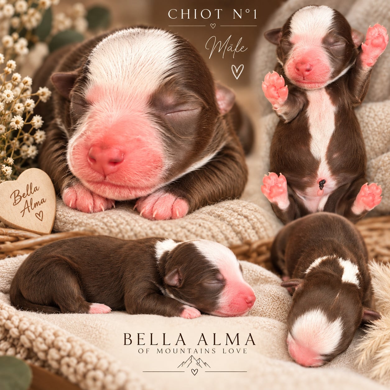 Chiot N°1 - Berger Américain Miniature 