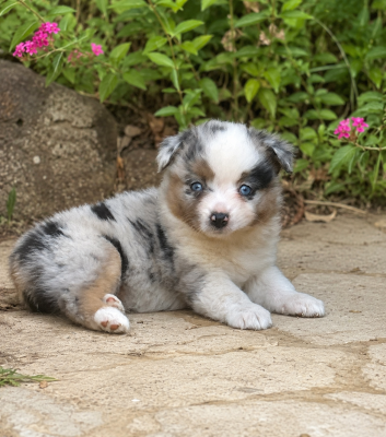 Les chiots de Berger Américain Miniature 