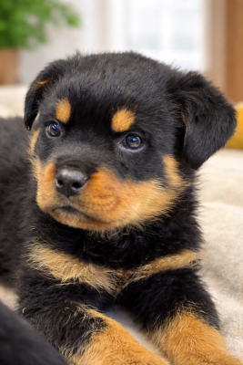 Les chiots de Rottweiler