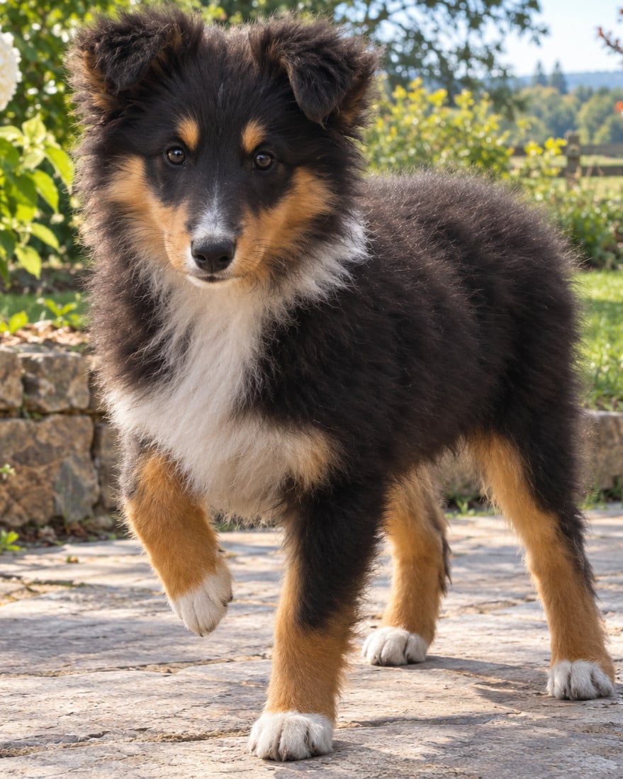 Shetland Sheepdog - des touches noires