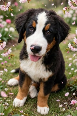 Les chiots de Bouvier Bernois
