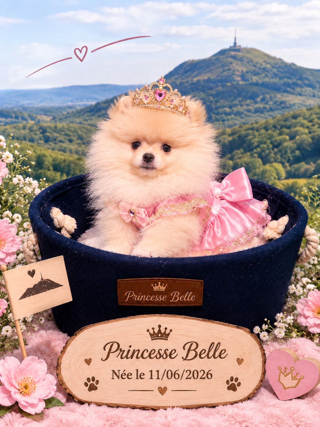 Chiot Spitz allemand