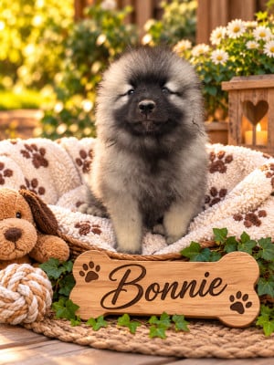 Les chiots de Spitz allemand