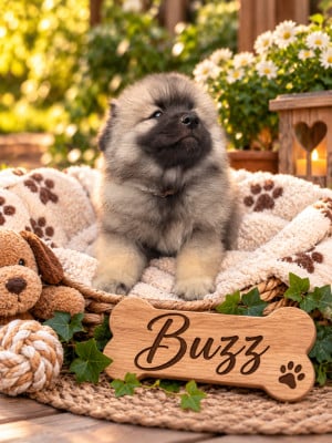 Les chiots de Spitz allemand