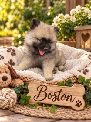 Les chiots de Spitz allemand