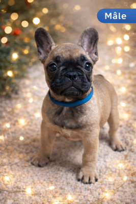Les chiots de Bouledogue français