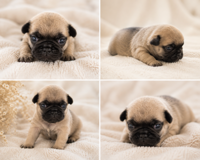 Les chiots de Bouledogue français