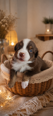 Les chiots de Berger Américain Miniature