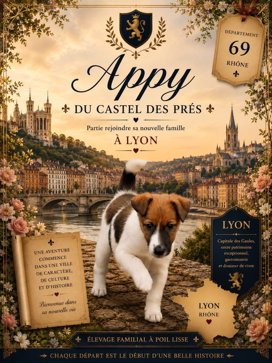 Appy du Castel des Prés - Fox Terrier à poil lisse - Fox Terrier Poil lisse