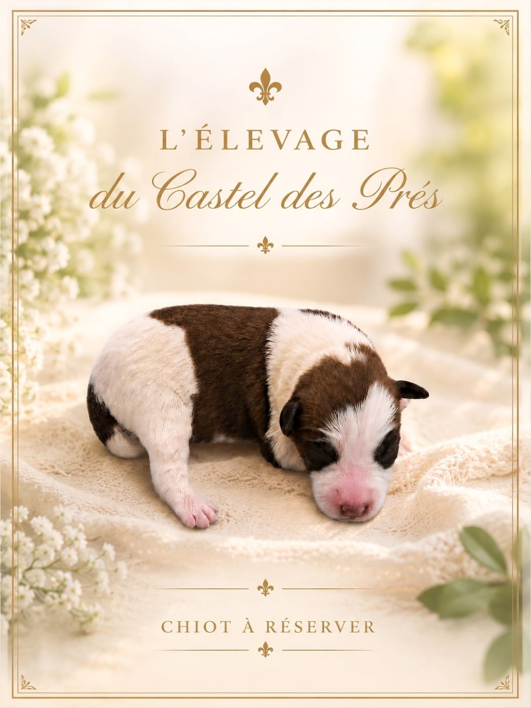 Chiot Fox-terrier à poil lisse - Fox Terrier Poil lisse