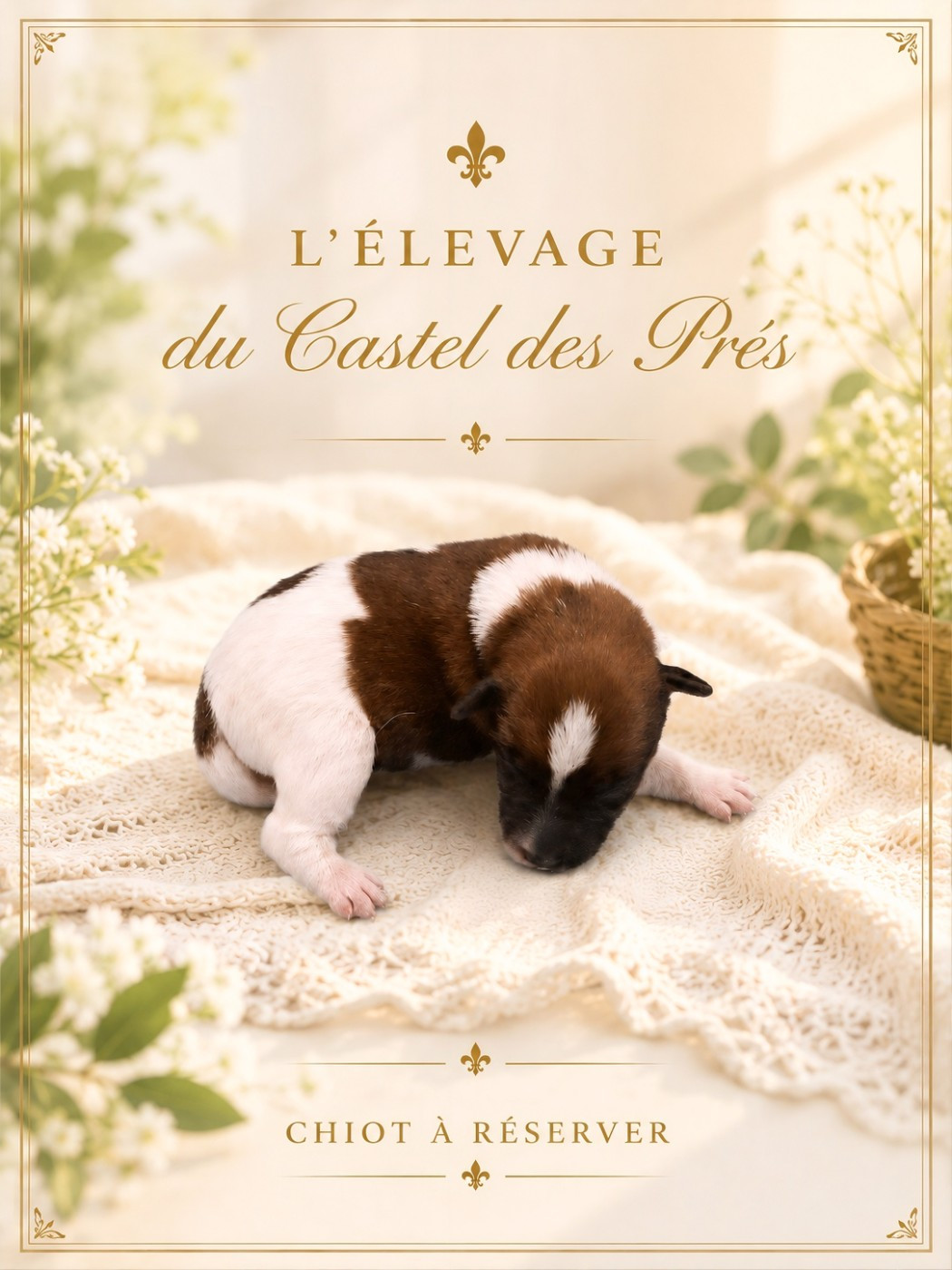 Chiot Fox-terrier à poil lisse - Fox Terrier Poil lisse