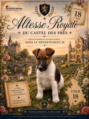 Les chiots de Fox Terrier Poil lisse