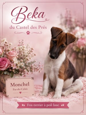 Les chiots de Fox Terrier Poil lisse