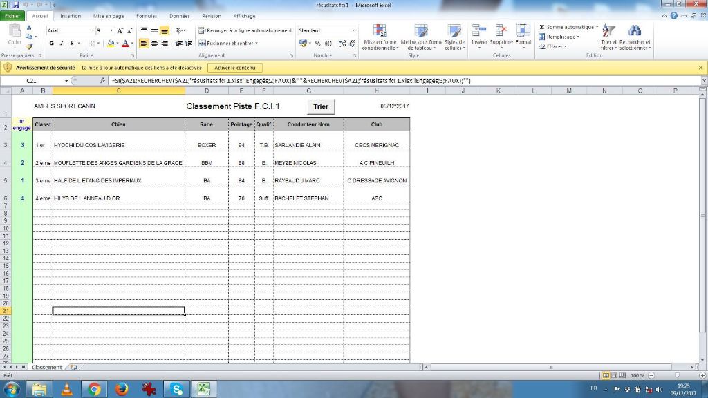 Hyochi du cos lavigerie - Première
