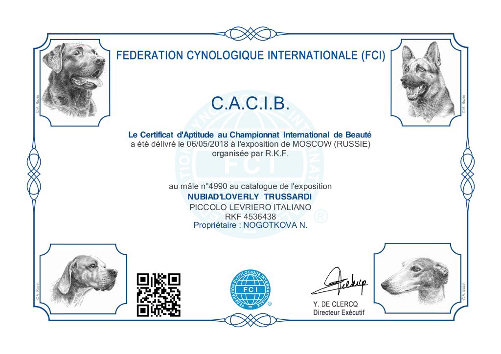 CH. Nubiad Loverly trussardi - CW, CAC CACIB ...