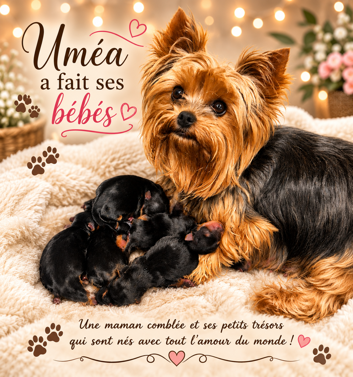 Yorkshire Terrier - de la plaine du Jaelma