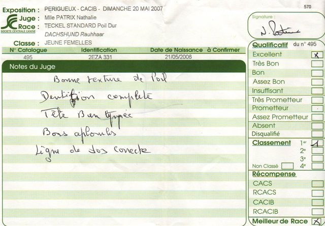 Breakfast in bed (Sans Affixe) - 1er exc. -- Meilleur jeune -- B.O.G.Jeune