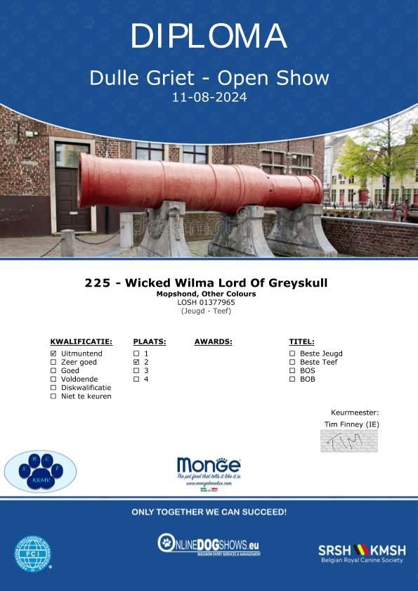 Wicked wilma Lord of Greyskull - JCB 2EX