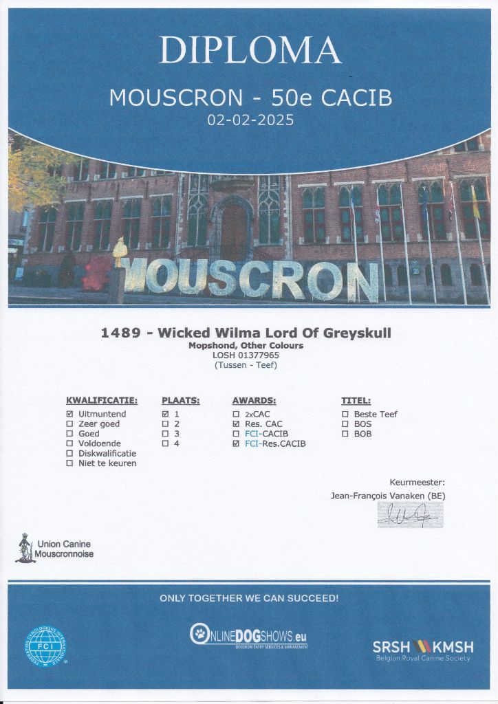 Wicked wilma Lord of Greyskull - ICB 1EX + RCAC + RCACIB.