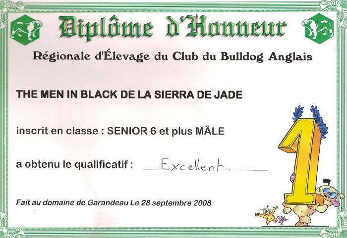 The men in black De la sierra de jade - T.A.N + EXCELLENT en classe senior