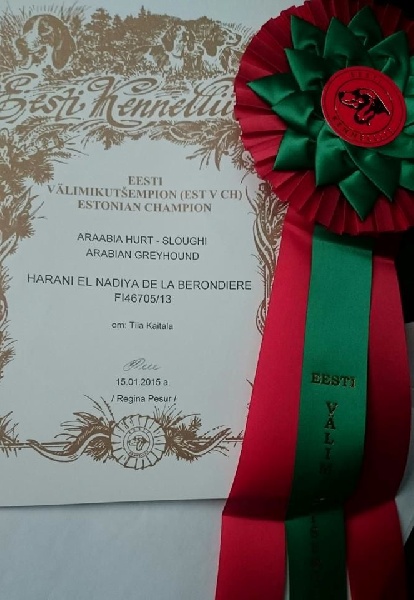 CH. Harani el nadiya de la Bérondière