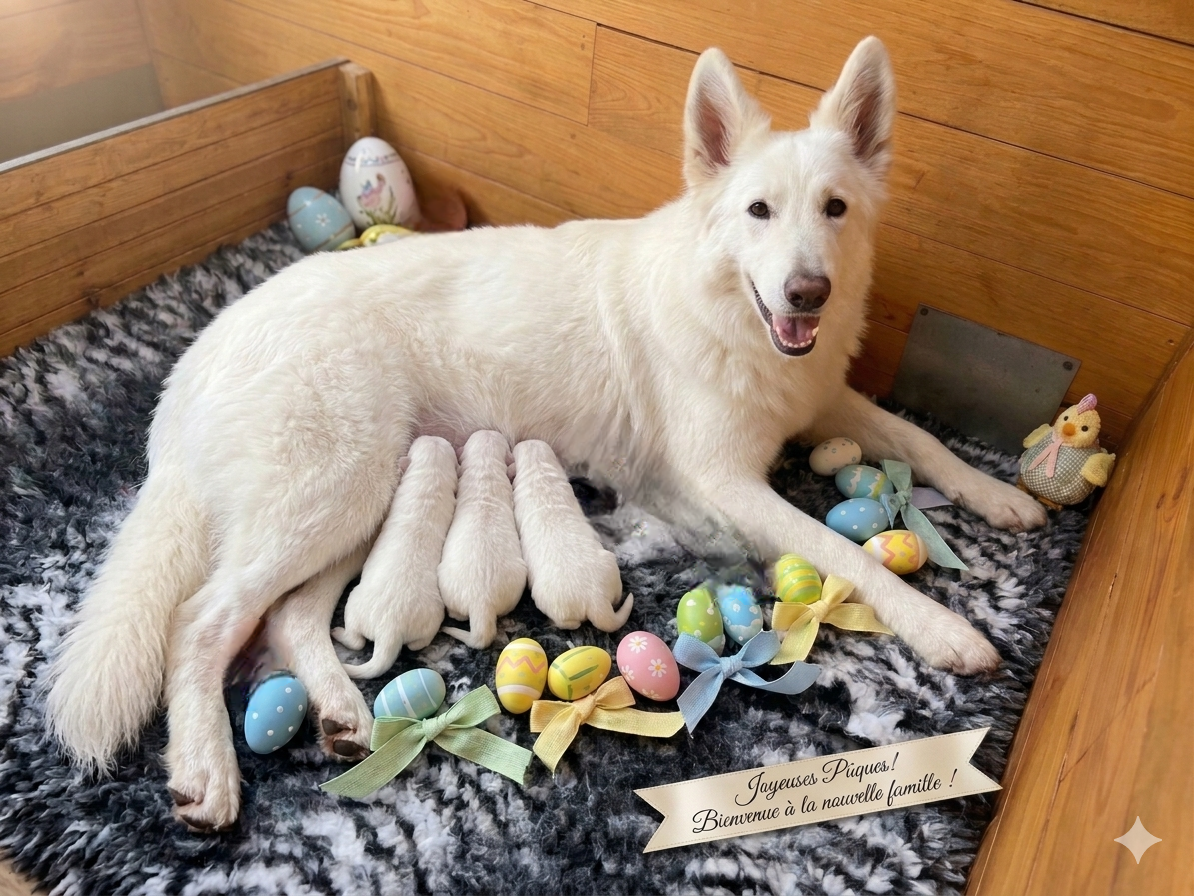 CHIOT 3 - Berger Blanc Suisse