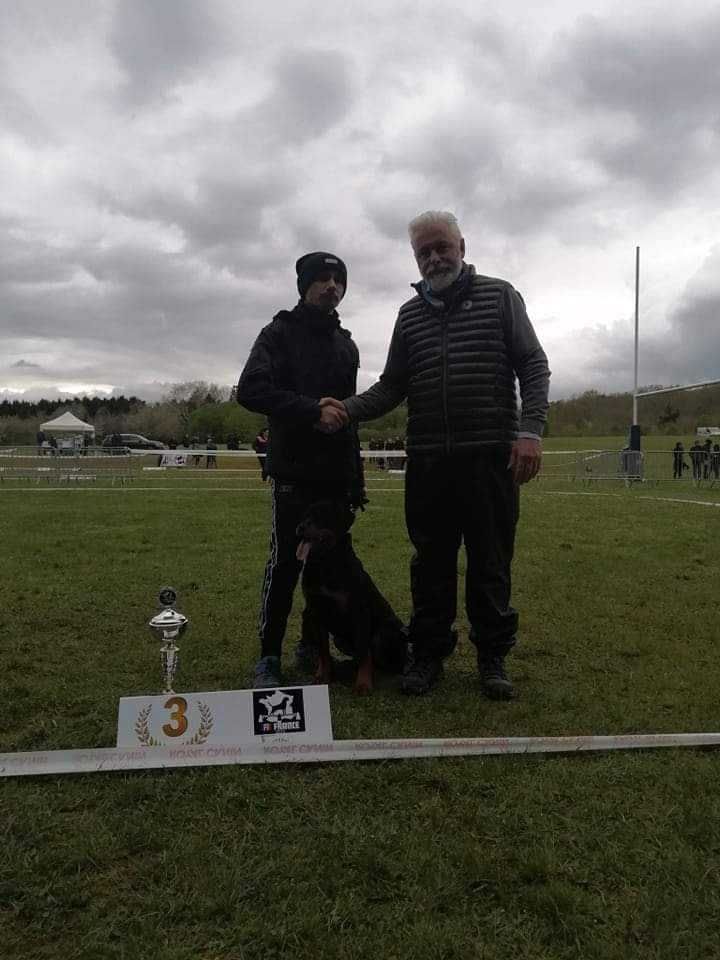 Tikki vom Krieger Schwarzen - 3éme Très prometteur Classe puppy femelle