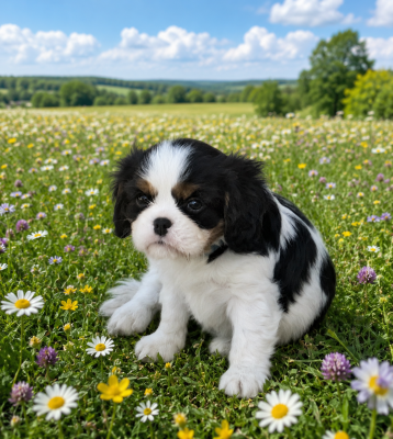 Les chiots de Cavalier King Charles Spaniel