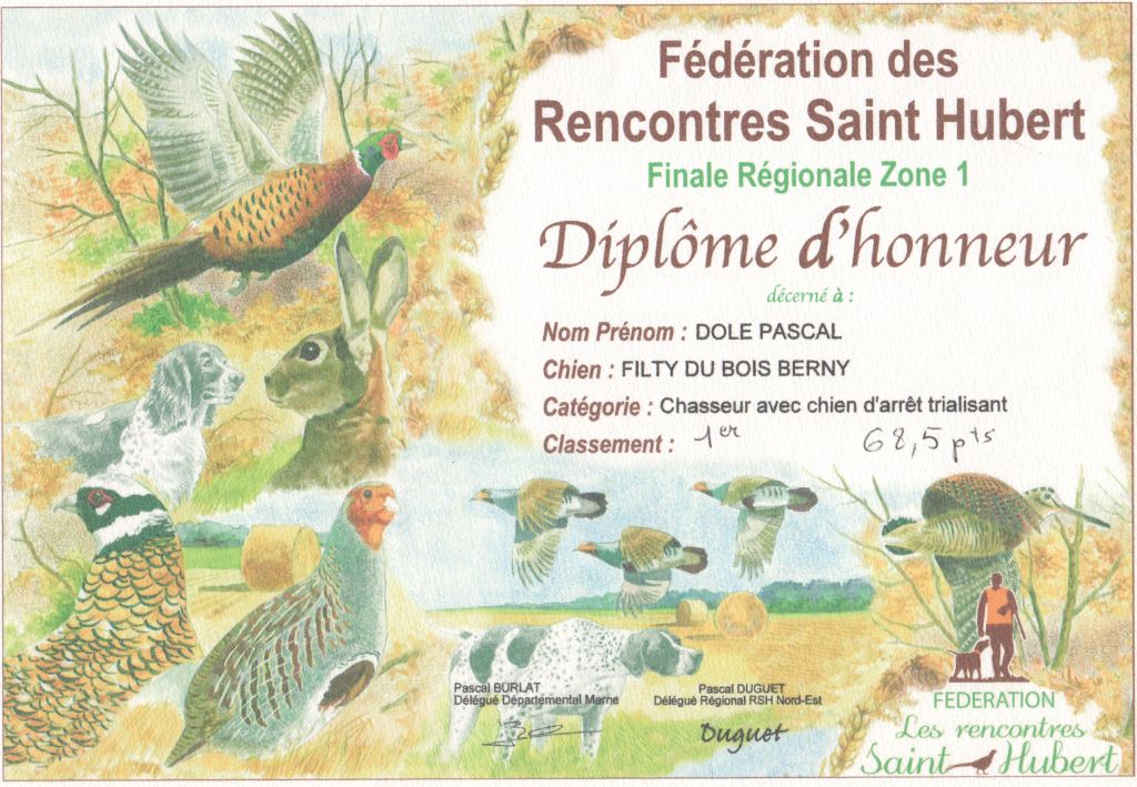 TR. CH. Filty du bois de Berny - 1 er